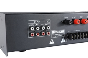 250W שחור 6 ערוצים פלט בקרה עצמאית תצוגת מסך דיגיטלי מגבר מתח עם רדיו Fm
