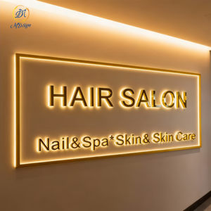 Бесплатная дизайнерская вывеска для офисного здания, светодиодная пользовательская визитная вывеска с 3D-подсветкой, буквенные вывески для фирменного логотипа магазина - Product Image 6