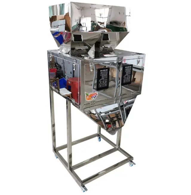 Maquinaria de llenado de cacahuetes/máquina de llenado automático de granos de cemento para harina/máquina de llenado de granos de café con pedal
