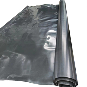 Balık gölet rezervuar için 0.5mm 1.0mm siyah plastik su geçirmez HDPE geomembran bodrum Ditches yapay göl çatı barajı depolama - Product Image 1