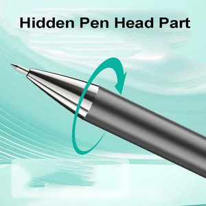 Bolígrafo LED recargable por USB, linterna de aluminio EDC verde claro/púrpura con bolígrafo de escritura para enfermeras, fuente de función brillante - Product Image 3