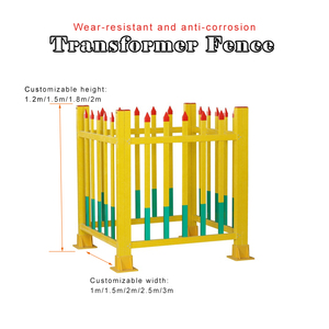Fiberglass Transformer Fence Traffic <strong>Barrier</strong> for Power Engineering &amp; Road Applications - Product Image 3