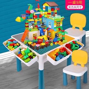 Classic High Tech Creative Bulk Sets City DIY creator <strong>Blocks</strong> <strong>Building</strong> Materials Bricks with Desk - Product Image 1