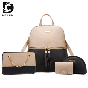 แบรนด์ที่มีชื่อเสียง2021 Tote Designer ชุดกระเป๋าผู้หญิง4ชิ้นกระเป๋าเป้สะพายหลังและกระเป๋าสะพายไหล่สำหรับผู้หญิง - Product Image 6