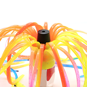 Lures Móc khóa cao su dừng lại màu đen có sẵn trong 5 kích cỡ - Product Image 3