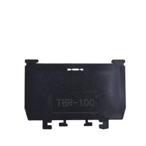 Bloque de terminales 60A TBR Terminal de riel DIN negro Material de cobre o hierro Bloques de terminales de género del producto - Product Image 3