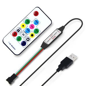 Бесплатный образец USB-пульта дистанционного управления SP103E RF для цифровой светодиодной ленты Dream Color - Product Image 1