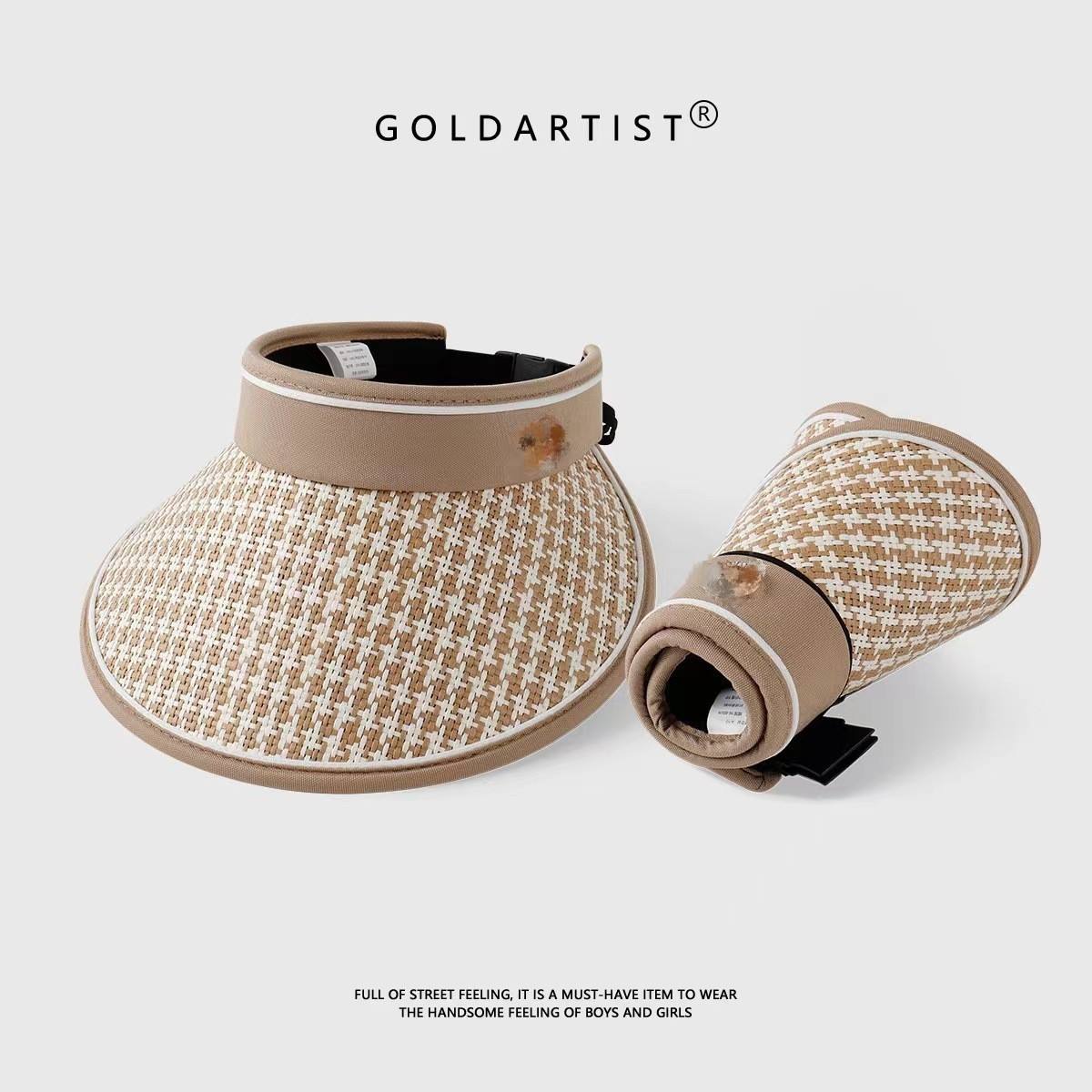 Pestaña de gallo caqui