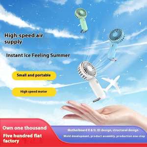 Ventilateur silencieux portable, <span class=keywords><strong>mini</strong></span> ventilateur à main avec support, ventilateur de poche portable, <span class=keywords><strong>mini</strong></span> ventilateur à main, ventilateur électrique rechargeable par USB - Product Image 3