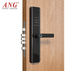 Cerradura electrónica Tuya en ocho idiomas, mortaja 6068, pantalla Hd, puerta inteligente, puerta de aluminio para exteriores, cámara, videoportero, cerradura - Product Image 3