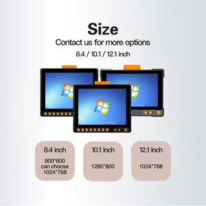 12.1 pollici Fanless impermeabile IP65 robusto Tablet All-in-One PC per il montaggio di camion accessorio per Computer industriale montabile a parete - Product Image 3