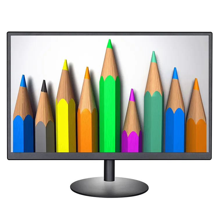 Support mural 19.5 pouces moniteur d'ordinateur de bureau 19.5 pouces 1440*900 écran LED moniteur d'affichage d'ordinateur PC avec haut-parleur VGA HDMIed