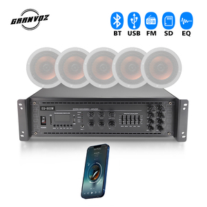 Amplificador de sistema de megafonía 3U con 8 Zone 3 Line 2 Mic EQ para receptores y amplificadores de altavoces de pared y techo - Product Image 3