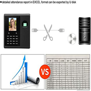 Macchina biometrica per la rilevazione presenze dei dipendenti per piccole imprese e punzonatrice automatica per ufficio - Product Image 3