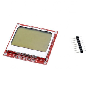 Módulo LCD Monitor de pantalla Adaptador de retroiluminación blanca PCB 84*48 84x84 5110 Pantalla