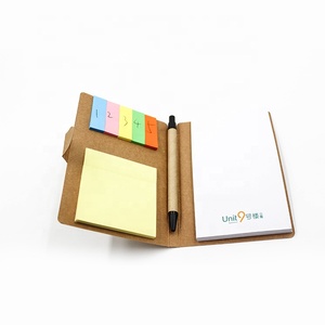 Bloc de notas personalizado con bolígrafo, juego de notas adhesivas de papel, promoción, barato - Product Image 1