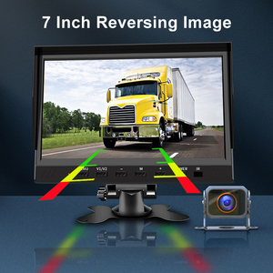 Sistema de Monitor de cámara de respaldo inalámbrico AHD, pantalla IPS de 7 pulgadas, Monitor de visión trasera de coche, sistema de cámara de respaldo de 1080P para camión - Product Image 3