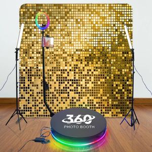360ブースピックアップ<span class=keywords><strong>Ga</strong></span> 360写真ブースプロモーションマシンリングライト付きスタンドAutoma