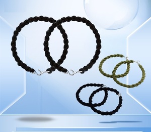 Trouser Twists Leg Ties Twisters Bungee <strong>Elastic</strong> Boot Straps <strong>Elastic</strong> Garters Macrame Cord Blouse Garters With Metal Hook - Product Image 5