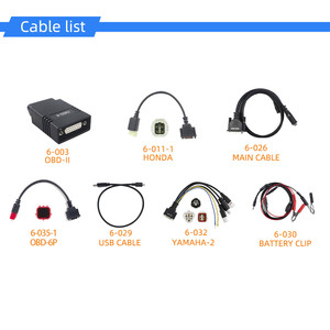 OBDEMOTO200 EFI Motocicleta para Honda para Yamaha y OBD2 Escáner Herramienta de diagnóstico Scooter Scan Fault Code Reader - Product Image 2