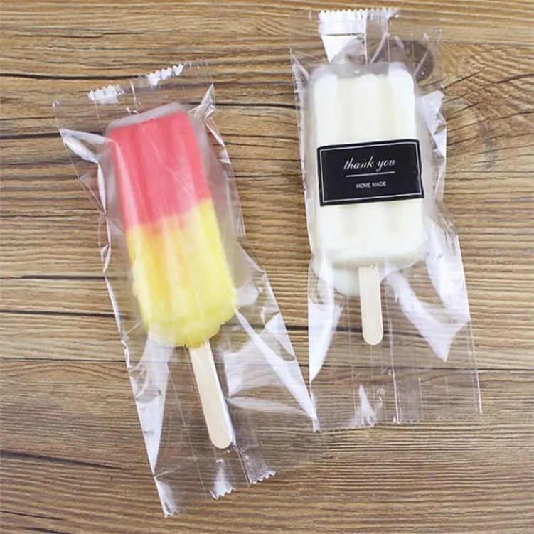 Groothandel Food Grade Custom Gedrukt Warmte Afsluitbare Plastic Popsicle Wrapper Ice Popsicle Verpakking Zak