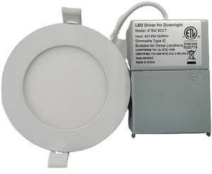 12 yıl fabrika ışıklı saksı AC 110V 120V gömme kısılabilir CCT Led Panel ışıkları 4 inç - Product Image 1