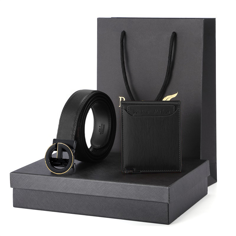 Sac cadeau tout noir - Ceinture de deuxième étage