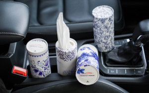 Nhà Máy Bán Buôn Hot Bán Tùy Biến In Thân Thiện Với Môi Mềm Trinh Gỗ Bột Giấy 2ply 3ply Xe Mặt Hộp Mô Tùy Chỉnh - Product Image 5