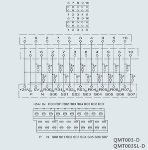 QMT003-D Terminal Block <strong>Module</strong> PLC <strong>Input</strong> and <strong>Output</strong> <strong>Module</strong> with Light Adapter Terminal Block PLC <strong>Relay</strong> Terminal Station - Product Image 5