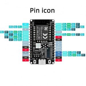 Ai-WB2-12F-Kit base on BL602 chip <strong>WiFi</strong>+ Blue tooth 5.0 <strong>Module</strong> Development Board /PCB antenna Type-C <strong>Interface</strong>