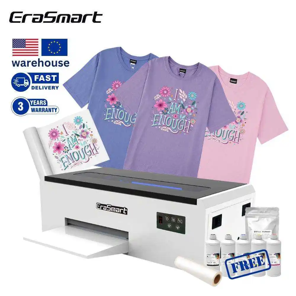 Imprimante Dtf A4 Machine d'impression commerciale pour petites entreprises Imprimantes de t-shirt avec autocollants personnalisés
