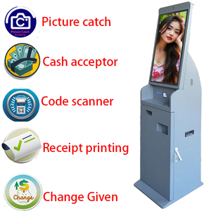 Tầng thường vụ tương tác màn hình cảm ứng tiền mặt và đồng xu chấp nhận tự thanh toán kiosk cho Câu lạc bộ - Product Image 3