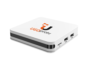 Ugo Pro Quad-core 11.0แอนดรอยด์ทีวี2.4G/5G dual WiFi Ethernet รองรับกล่องสมาร์ททีวี H.265 - Product Image 1