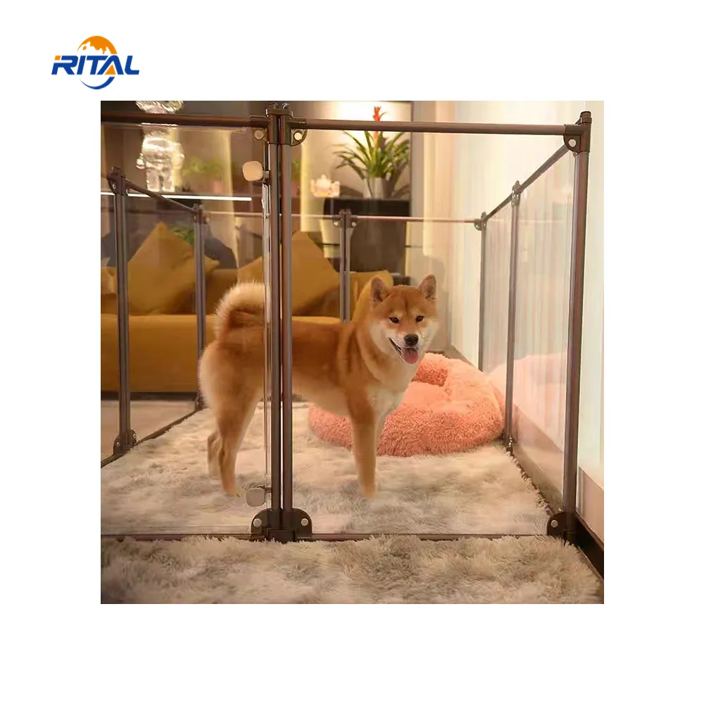 Zware Grote Dierenbenodigdheden Acryl Opvouwbare Hondenkooi Hek Pet Box