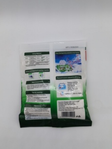 Mavi yüksek kaliteli çamaşır deterjanı çamaşır tozu sabun tozu 1kg özel tasarım ambalaj beyaz mavi çiçek - Product Image 6