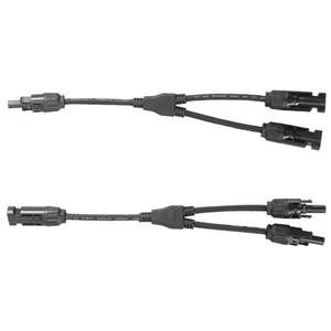 Wholesale IP67 Waterproof Solar Panel Cable Connectors 1 <strong>Input</strong> 2 <strong>Output</strong> PV <strong>Connector</strong> 2 in 1 Y Branch Solar <strong>Connector</strong> - Product Image 1