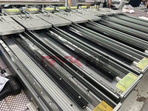 750W 1000mmストローク重荷重CNCリニアレールスライドギアラック付きピニオンドライブコア部品ベアリング - Product Image 4