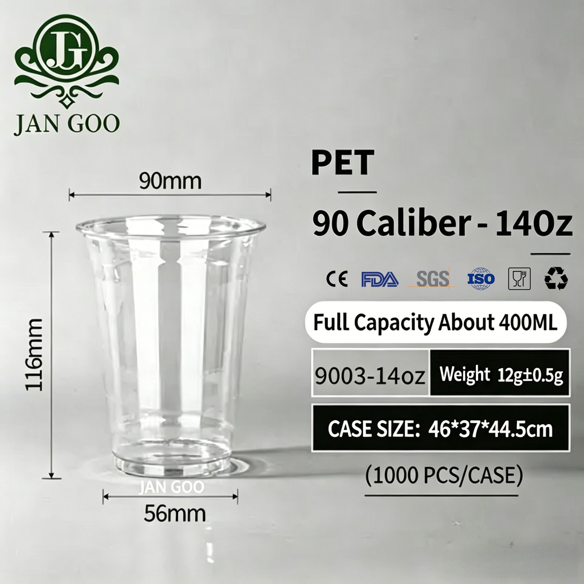 C0004: calibre 90 mm 14 oz