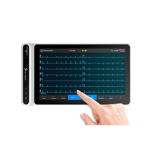 7Inch <span class=keywords><strong>Ecg</strong></span> Machine Ekg Monitor Ziekenhuis Kleurendisplay <span class=keywords><strong>Ecg</strong></span> 3 Kanaal 12 Leidt Handheld Elektrisch <span class=keywords><strong>Ecg</strong></span> Apparaat - Product Image 2