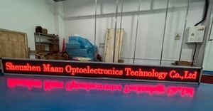Display a LED impermeabile per esterni con pannello di testo in esecuzione di colore rosso singolo con moduli SMD DIP Banner messaggio per la pubblicità del negozio - Product Image 5