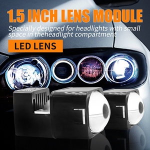 ไฟสอง LED อัตโนมัติ H7 H4 9006 100W 1.5นิ้ว1.8นิ้วเข้ากันได้หลายรุ่น IP68ดัดแปลงได้ไฟหน้า LED - Product Image 2