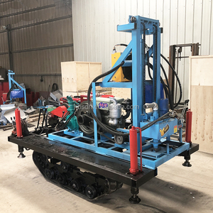 Bánh Xích DIESEL tất cả các địa hình nhỏ xuống lỗ khoan lỗ khoan 100m 150m 200m đá sâu thủy lực quay DTH nước giếng khoan Giàn Khoan - Product Image 2