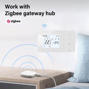 Beok Tuya Zigbee пульт дистанционного управления Аккумуляторный термостат для котельной системы отопления - Product Image 2