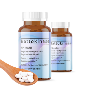 Oem tự nhiên Natto cứng chiết xuất 2000FU Nattokinase viên nang hữu cơ Natto bổ sung số lượng lớn Natto viên nang - Product Image 1