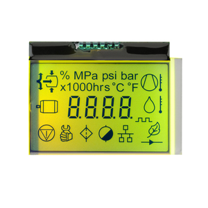 Kunden spezifisches LCD-Display Weiß Schwarz Blau Bildschirm COB LCM USV Wechsel richter Monochrom Segment LCD-Module Karte - Product Image 1