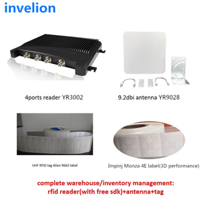 Lettore Uhf fisso a lungo raggio a 4 porte Rfid sistema di cronometraggio sportivo passivo lettore RFID UHF Chip Indassetinj R2000 270*180*27mm - Product Image 4