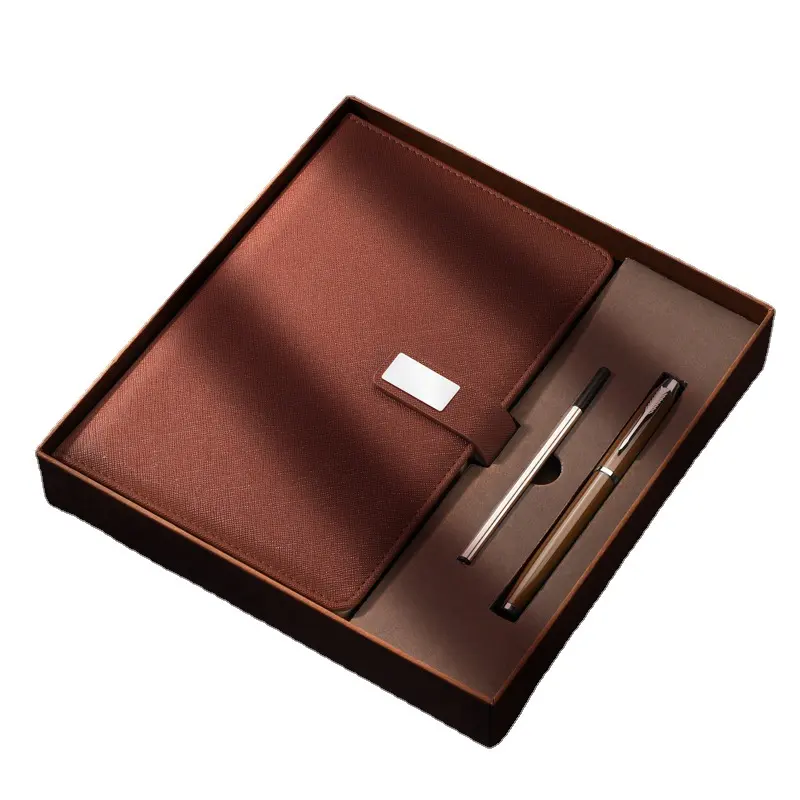 Alta qualità promozionale nuovo prodotto idea 2023 custom luxury corporate journal notebook business gift box set per uomo donna