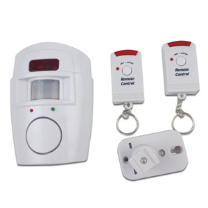 Alerta de seguridad para el hogar Sensor infrarrojo Detector de movimiento antirrobo Sistema de alarma inalámbrico + 2 controles remotos Monitor de alarma - Product Image 1