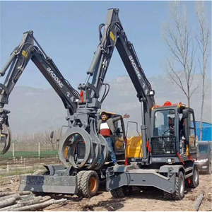 Cargadora de ruedas Excavadora Log Material Loader para silvicultura y tala - Product Image 5