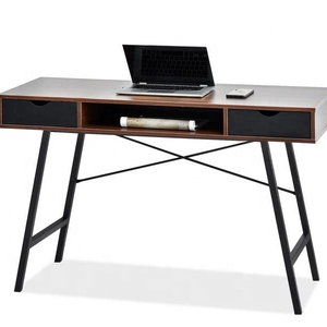 Hogareño Escritorio de estudio simple Tablero de MDF mesa de computadora Diseño industrial europeo Muebles de oficina Escritorio de oficina - Product Image 3